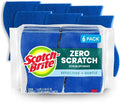 Scotch-Brite Zero Scratch Scrub Sponge, 6 Kitchen Sponges by Scotch-Brite