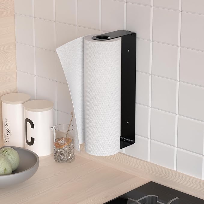 Paper Towel Holder Under Cabinet, Wall Mount Paper Towels Holder - Image 8