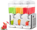 ROVSUN 14.4 Gallon/54L Commercial Beverage Dispenser Drink Dispenser, 18L X 3 by ROVSUN