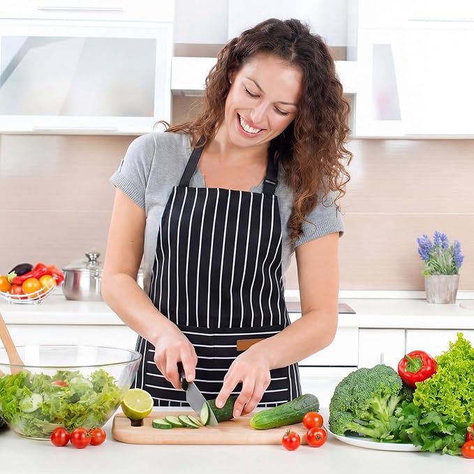 Handepo 4 Pcs Kitchen Aprons - Image 6