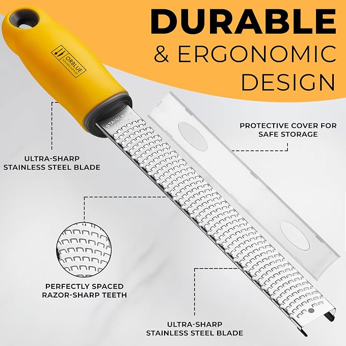 Orblue Lemon Zester & Cheese Grater - Image 4