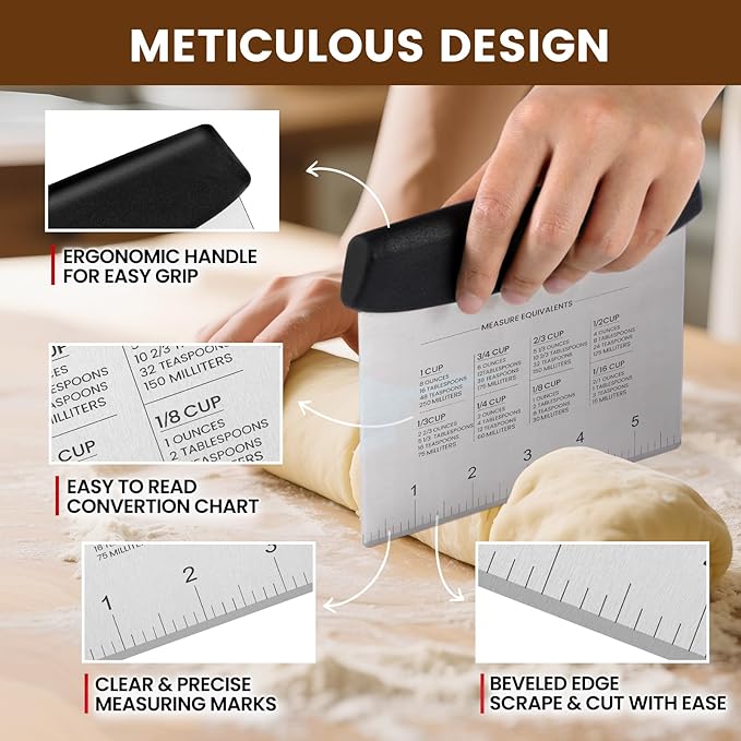 SCHVUBENR Dough Scraper Set - Image 2