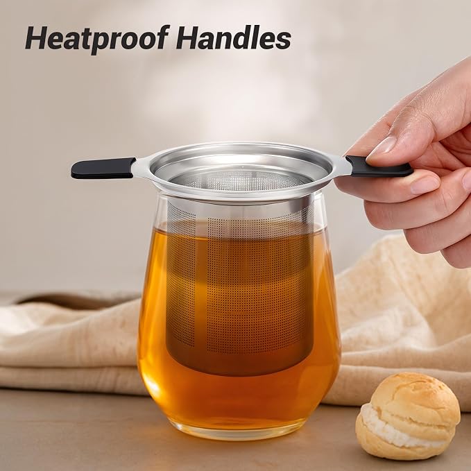 Tifanso Stainless Steel Tea Infuser Steeper Strainer - Image 4