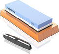 Premium Whetstone Knife Sharpening Stone 2 Side Grit 1000/6000 Waterstone- by BABOSTOW