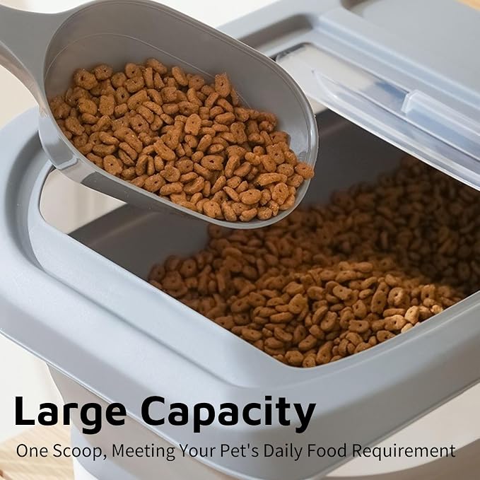 2 PACK 1 Cup Capacity Dog and Cat Plastic Pet Food Scoop - Image 7