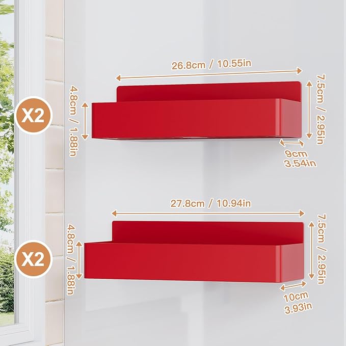 Mystozer Magnetic Spice Rack for Refrigerator, Kitchen Organizer and Storage - Image 5