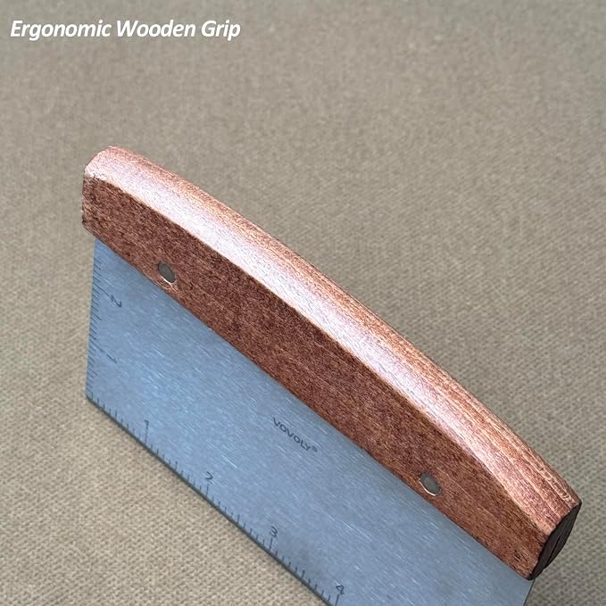 Vovoly Multipurpose Bench Scraper Kitchen Utensil - Image 6