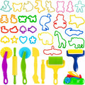 36-Piece Dough Tool Set for Kids Ages 3-8 – Includes Animal Cutters, Rolling by OunNana