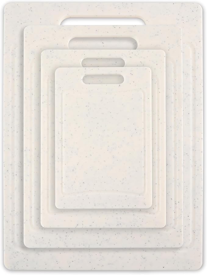 COOK WITH COLOR Non-Slip Cutting Board Set – Kitchen Essentials with Easy Grip - Image 7