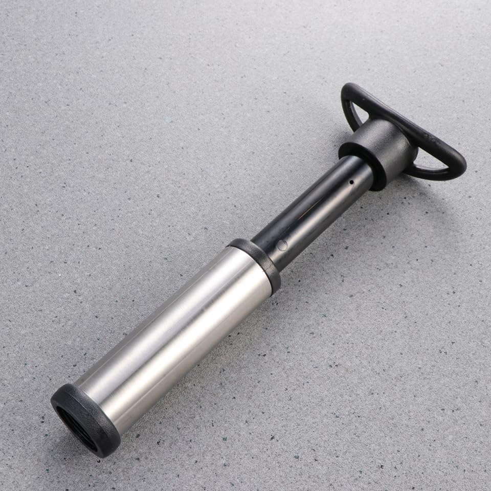 Healifty Wine Saver Vacuum Pump Set 2 Wine Bottle Stoppers Abs Steel