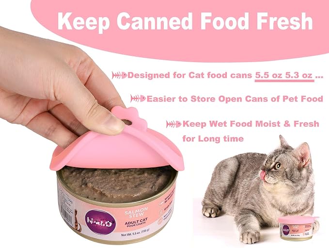 Comtim Cat Food Can Covers Lids - Image 5