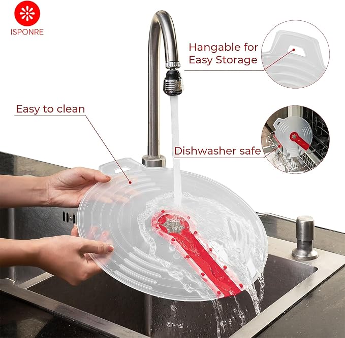 12 Inches Silicone Hand Mixer Splatter Guard, Compatible - Image 6