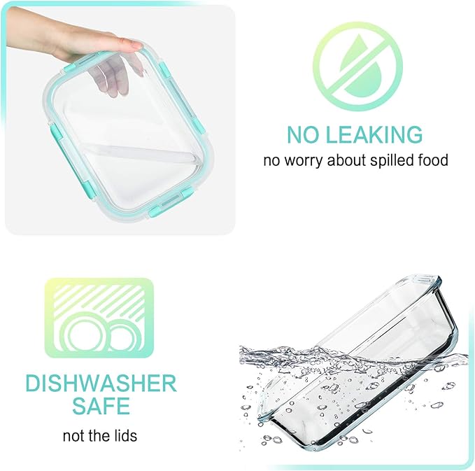 Glass Meal Prep Containers - Image 3