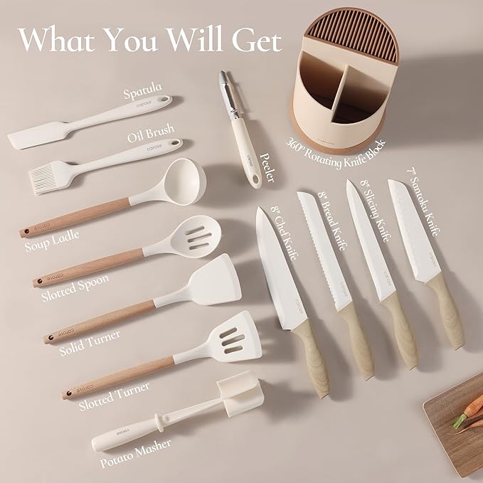CAROTE 13Pcs Kitchen Utensils Set - Image 2