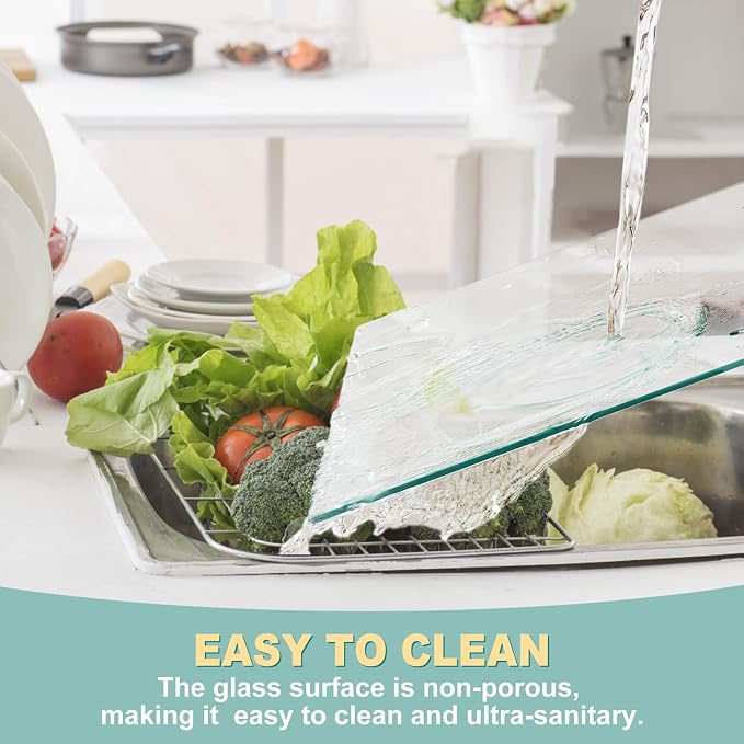 VASUHOME Tempered Glass Cutting Boards - Image 2