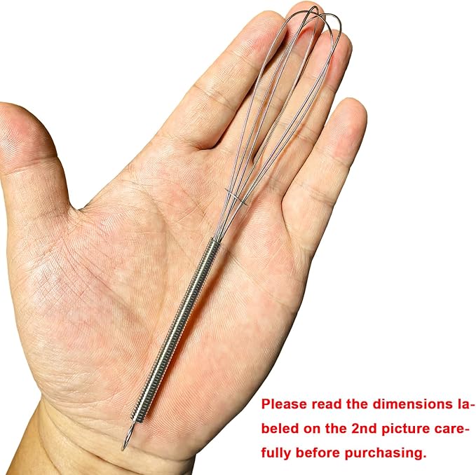 CHuangQi 7 inch Stainless Steel Whisk - Image 3