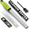Stainless Steel Cheese Grater & Lemon Zester w/Extra Sharp Blade by GEROSSI
