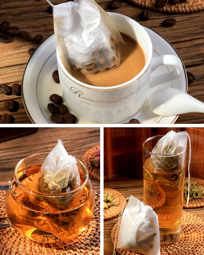 200pcs Disposable Tea Bags for Loose Leaf Tea, Tea Filter Bags - Image 4