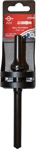 Mayhew Tools 31953HT Pneumatic Roll Pin Punch, 7/16" x 6" Hang Tag by Mayhew