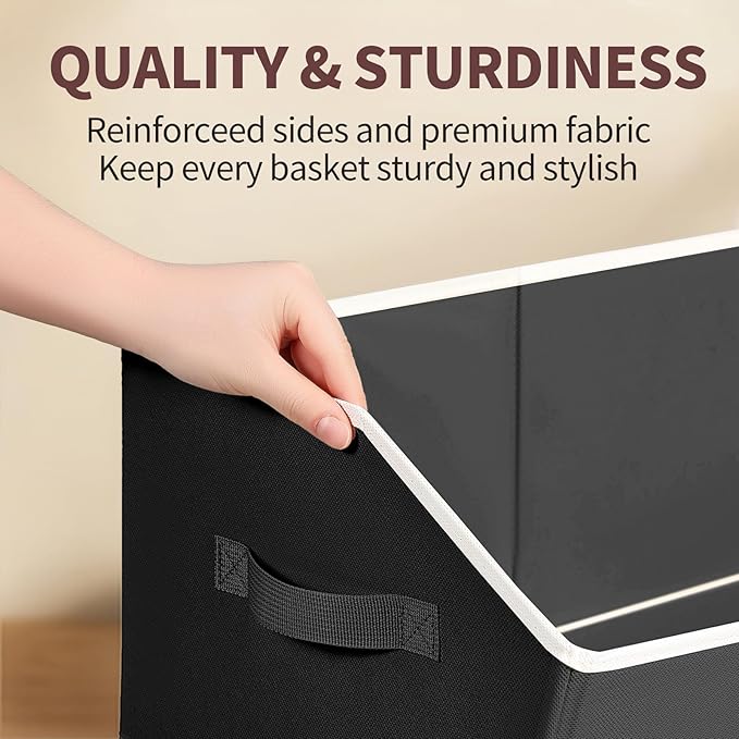 Homsorout Storage Bins for Shelves - Image 7