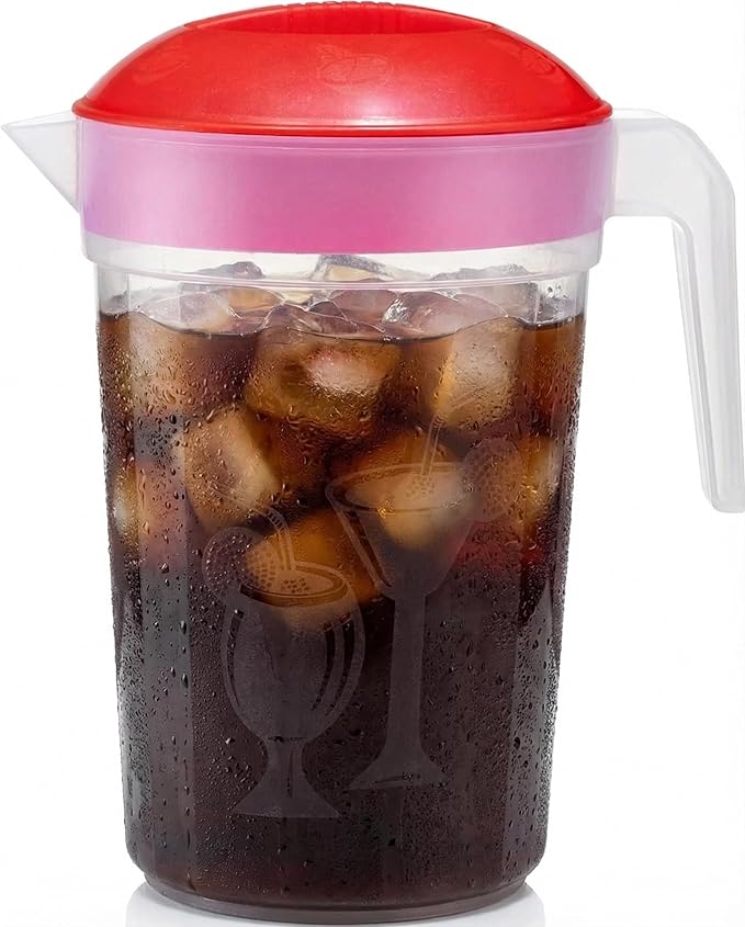 Tribello LARGE 1.3 Gallon Water Pitcher, Plastic Juice Pitcher by Tribello
