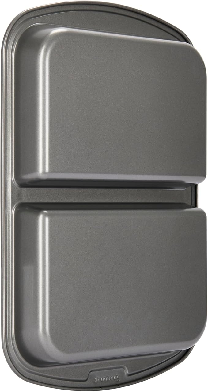 GoodCook Everyday Divided Baking Pan 1.5-Inch Deep 2-Section Non-Stick - Image 10