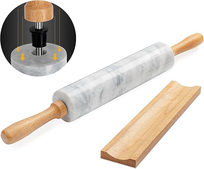 16.7 Inches Marble Rolling Pin for Baking - Image 2