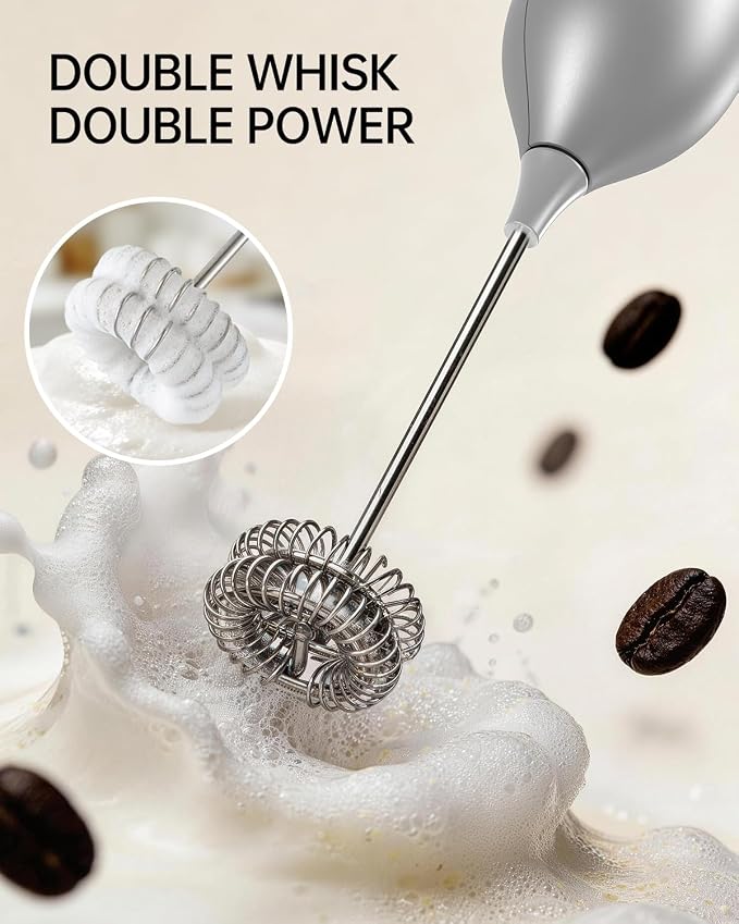 CIRCLE JOY Rechargeable Milk Frother Handheld - Image 2