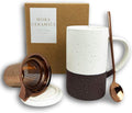 Mora Ceramics Tea Cup with Loose Leaf Infuser, Spoon and Lid, 12 oz, Microwave by MORA