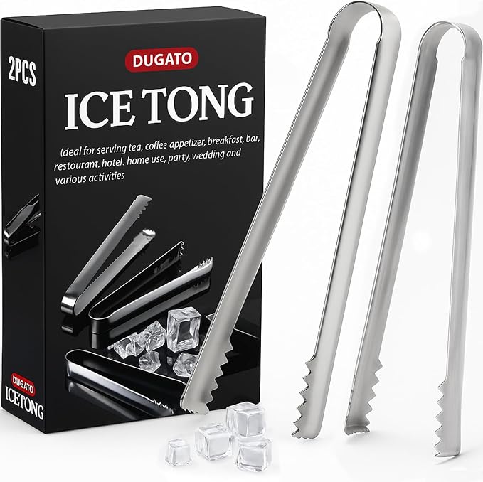 DUGATO Stainless Steel Cocktail Tongs by DUGATO