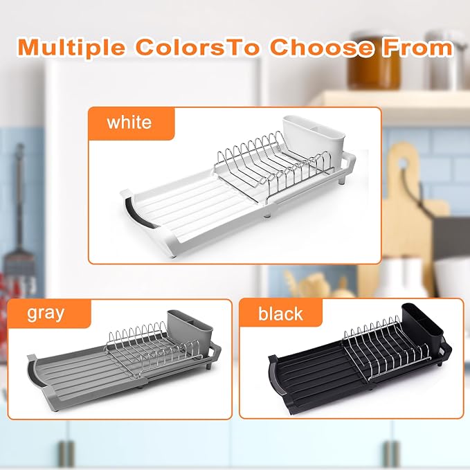 Dish Drying Rack Compact Expandable - Image 3