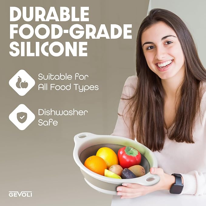 Gevoli Collapsible Colanders Food Strainers - Image 6