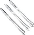 Geiserailie 3 Pcs 11 Inches Korean BBQ Tongs Stainless Steel Kitchen Tweezers by Geiserailie