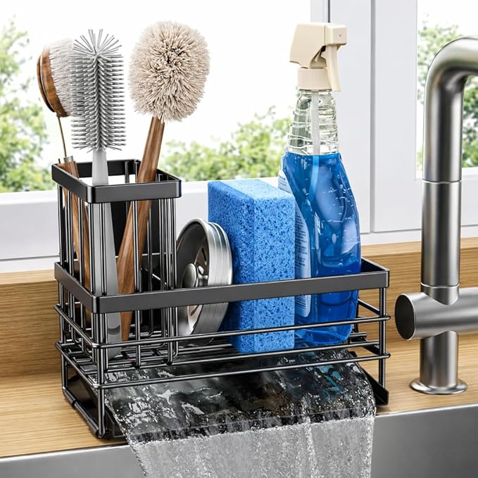 Cisily Sink Caddy Sponge Holder by CISILYHOMELIFE