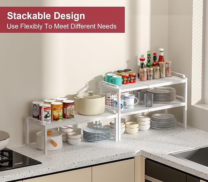 X-cosrack 12" Wide 100LBS Loading-Bearing Heavy Duty Kitchen Storage Shelf - Image 4