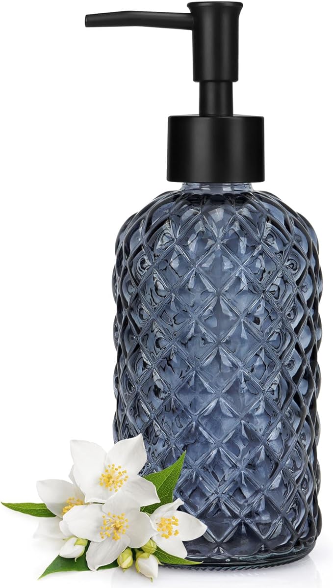 Topsky Gem Glass Soap Dispenser by HomeandKitchenNO1