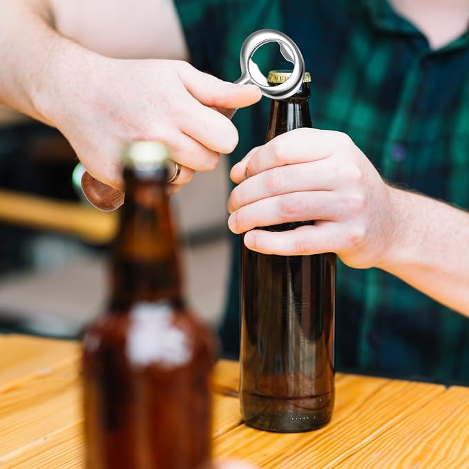 15 PCS Metal Bottle Opener Kit Bulk Stainless Blank Bottle Openers Inserts - Image 6