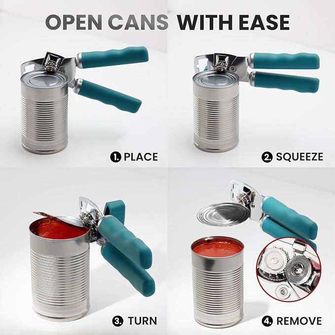 Zulay Kitchen Heavy Duty Stainless Steel Can Opener Manual - Image 6