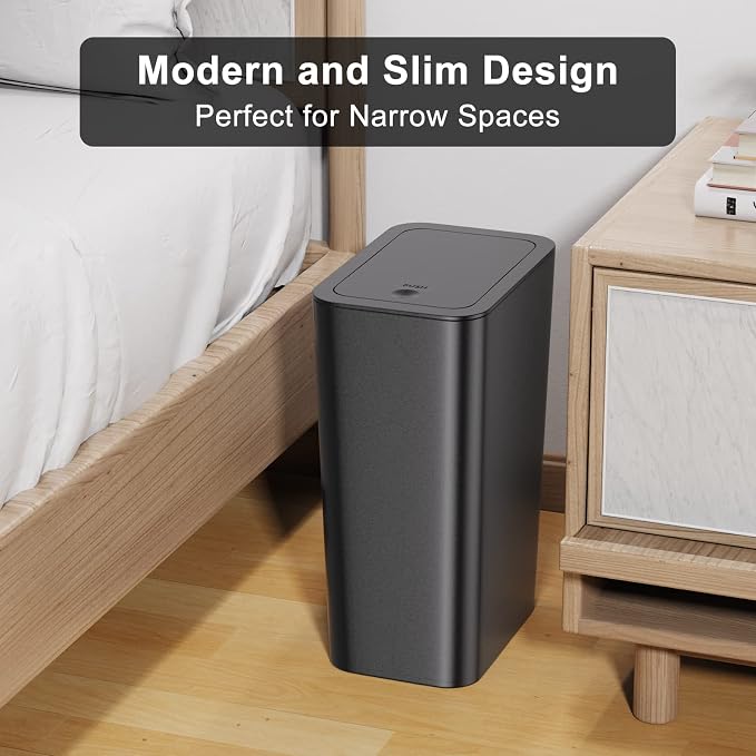 N. NETDOT 3 Pack 3 Gallon Small Trash Can - Image 3
