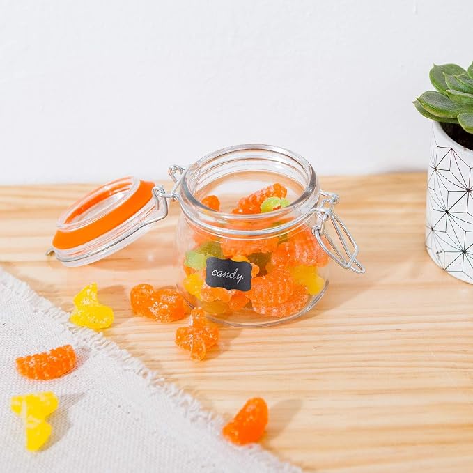 Small Glass Jars With Airtight Lids, Glass Spice Jars 5 oz, Maosn Jars With - Image 6