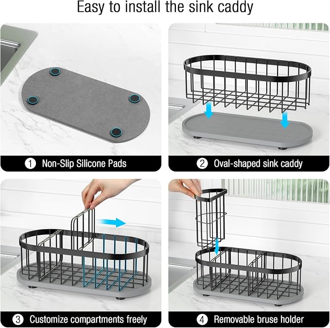 Sponge Holder for Kitchen Sink - Image 5