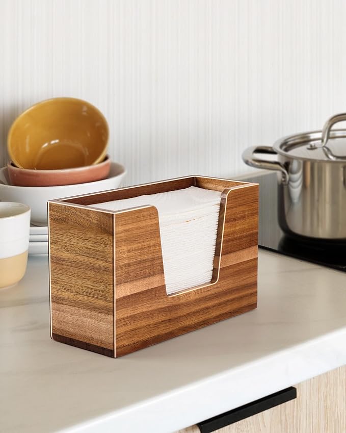 Wooden Paper Towel Holder, Napkin Holder - Image 7