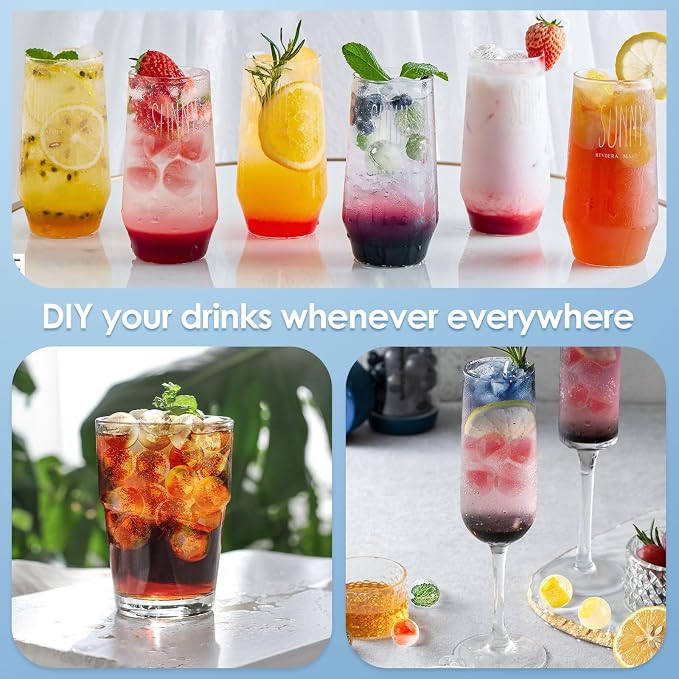 WIBIMEN Ice Cube Tray with Lid and Bin - Image 5