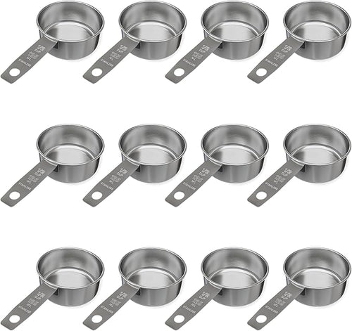 1/2 Cup Stainless Steel Measuring Cup | Sturdy Metal 125 ml | 125 cc | 4 oz | by Knupp+Co.