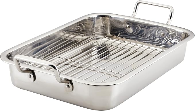 Farberware Classic Traditions Stainless Steel Roaster/Roasting Pan by Farberware