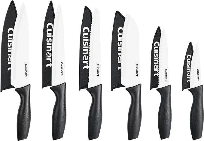 Cuisinart Knife Set, Lightweight, Stainless Steel, Durable & Dishwasher Safe by Cuisinart