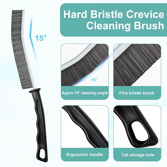 Crevice Cleaning Brush，Hard-Bristled Grout Brush，2026 New Multifunctional Gap - Image 9