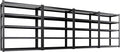 Set of 4 Garage Shelving-3000 lbs 5 Tier Storage Shelves, Adjustable Heavy Duty by Unknown