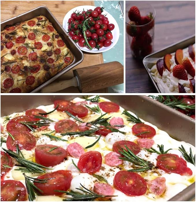 11 Inch Baking Sheets Pan Nonstick Set of 2, Walooza Cookie Sheet Replacement - Image 6