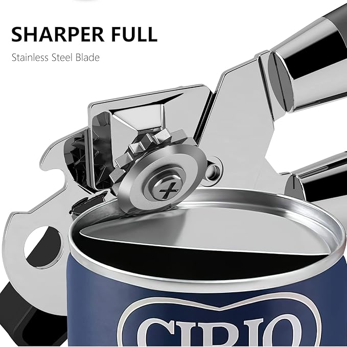 Can Opener, Professional 3-In-1 Multifunctional Manual Can Openers Bottle Opener - Image 2